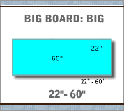 Load image into Gallery viewer, Big Board 22&quot;x60&quot; (rectangular)
