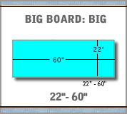 Load image into Gallery viewer, Big Board 22"x60" (rectangular)