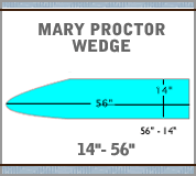 Load image into Gallery viewer, Mary Proctor Wedge 14"x56"