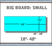 Load image into Gallery viewer, Big Board 18"x48" (rectangular)