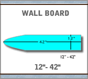 Load image into Gallery viewer, Built in Wall Board 12"x42"