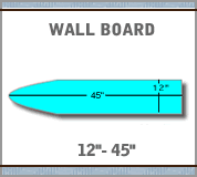 Load image into Gallery viewer, Built in Wall Board 12&quot;x45&quot;
