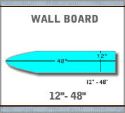 Load image into Gallery viewer, Built in Wall Board 12"x48"