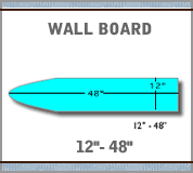 Load image into Gallery viewer, Built in Wall Board 12&quot;x48&quot;
