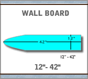 Load image into Gallery viewer, Built in Wall Board 12&quot;x42&quot;
